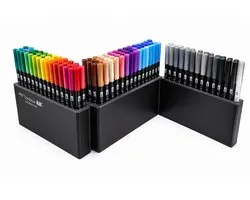 Tombow - ABT Dual brushpennen - tekenpennen - Organiser - 107 markers + blender