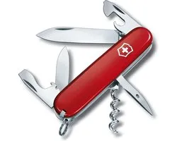 Victorinox Spartan Zwitsers Zakmes - 12 Functies - Klassiek Rood - RVS