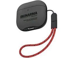 Skinarma Spunk Case Voor Airpods 4 Case Tinengroen Beschermende Plastic