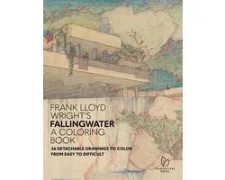 Frank Lloyd Wright's Fallingwater Coloring Book