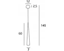 Maxlight Slim Hanglamp Wit GU10 1x50W - Stijlvolle verlichting