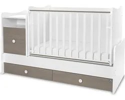 Trend Plus Lorelli combi ledikant 5 in 1 met schommel funtie  white / coffee