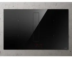 Elica NIKOLATESLA FIT XL BL/A/83, Noir, Intégré, 83 cm, Plaque avec zone à induction, Verre, 4 zone(s)