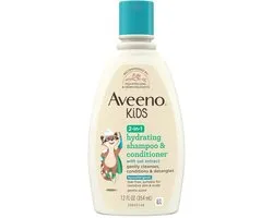 Aveeno Kids 2-in-1 Hydraterende Shampoo & Conditioner met Haverextract – Alle Haartypes – 354 ml