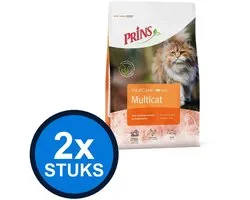 2x Prins - VitalCare multicat 4kg - Kattenvoer - 4 kg