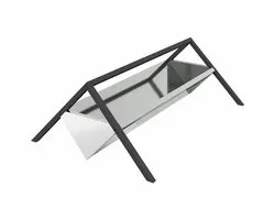 vidaXL - Voederbak - voor - vee - zilver - 111 - x - 76 - x - 38 - cm - 10 - kg