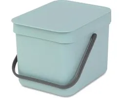 Brabantia Sort & Go Prullenbak - 6 liter - Mint