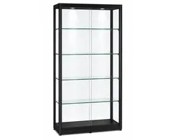Helioz vitrine Trendline Essential 1000 PVZ met plafondverlichting - zwart