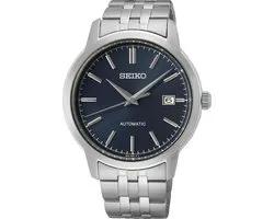 Seiko SRPH87K1 Automatic Heren Horloge Zilver/Blauw