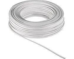 Goobay 67747, Aluminium cuivré (CCA), 10 m, Blanc