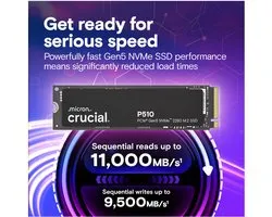 Crucial P510 1 To M.2 PCI Express 5.0 NVMe TLC