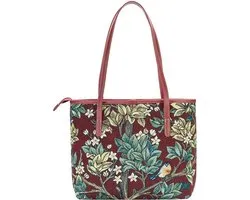 College tas - Kunst - Tree of life Red - William Morris