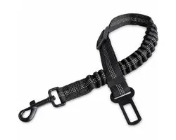 Ceinture de sécurité pour chien absorbant les chocs - Ceinture de voiture pour chien - Système à clip et crochet - Réglable - Réfléchissante