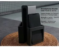 Support Smartphone pour Clôture - Fixation au Filet – Support Caméra Padel & Tennis pour Enregistrements de Matchs et Analyse d'Entraînement – Universel