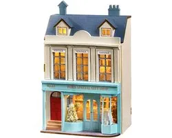 CUTE ROOM - Kit de construction de maison de poupée miniature - Ensemble de maison de poupée en bois à monter soi-même - Bricolage pour adultes, kit de construction créatif - Super Small Mini World - Boutique de cadeaux spéciale D-065