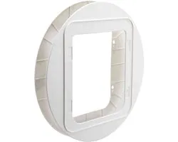 SureFlap Kattenluik Montageadapter L - Wit - 18 x 17 cm