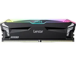 Lexar Ares RGB LD5U16G72C34LA-RGD - Geheugen - DDR5 - 32 GB: 2 x 16 GB - 288-PIN - 7200 MHz / PC5-57600 - CL34 - 1.4V - XMP 3.0 - AMD EXPO - On-die-ECC - RGB - zwart
