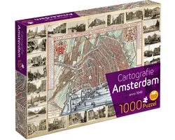 Cartografie Amsterdam (1000) - Tucker's Fun Factory Legpuzzel