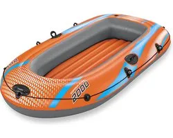 Bestway Kondor Elite 2000 Opblaasboot 196 x 106cm 3 luchtkamers Max. 120 kg geen peddels