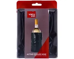 Vacu Vin Active Cooler Wine Sleeve | Wijnkoeler | Zwart