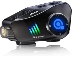 Motorhelm communicatie set 1080P HD camera met 1000M Intercom voor 2 Ruiters