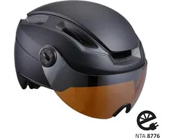 BBB Cycling BHE-56F Indra speed 45 faceshield - Casque de vélo e-bike - Taille M (52-58cm) - Unisexe - Noir mat