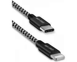Dux Ducis Fast Charging 2.1A USB-C naar Lightning Lange iPhone Kabel 5 Meter