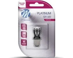M-Tech LED - P21/5W 12V - Platinum - Canbus - 14x Led diode - Rood - Enkel