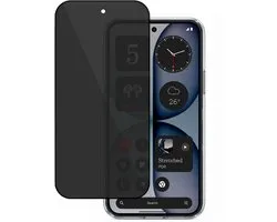 Privacy Screenprotector geschikt voor Nothing Phone 4a - Anti Inkijk - Gehard Glas - Privé Filter