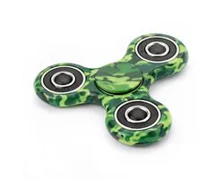 Fidget spinner 'Green Camo' - Langdurige spin - Hoogwaardig merk Hand spinner - Uniek design!
