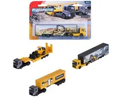 Majorette Volvo Construction Transporter, 3-sort.