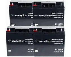 akku-net Lead Battery (Multipower) for USV APC Smart-UPS XL 2200 Tower/Rack Convertible 20Ah, 12V, Lead-Acid