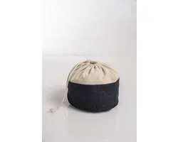 Bee's Cire - Sac à pain en Jeans - Corbeille à fruits avec cordon Small