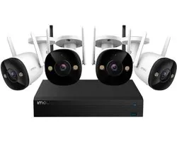 Imou Wireless Kit - F22EP 4 stuks IP camera met recorder bewakingsset