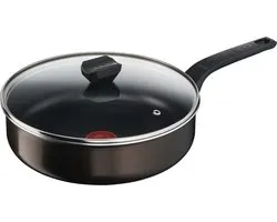 Tefal Sauteerpan Cook & Clean 26 Cm Aluminium Zwart