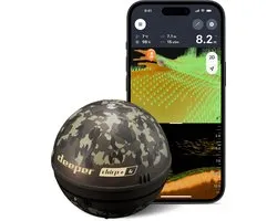 Deeper CHIRP+ 4 AI visvinder met GPS – Draagbare sonar voor vissen
