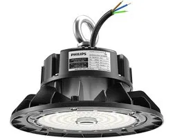 HOFTRONIC - Triton LED High Bay - 100W 17 500lm (175lm/W) - Driver Philips - LED Samsung - Lumière blanche lumière du jour 6500K - Etanchéité IP65 - Intensité variable - Éclairage d'entrepôt