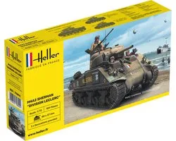 Heller Modelbouwpakket Militaire voertuigen - 79894 M4A2 Sherman Division Leclerc - Franse Middelzware Tank Plastic - 1:72 - Modelbouw