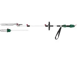 PARKSIDE 2-in-1 elektrisch combinatiegereedschap 710 W - Heggenschaar / telescopische snoeischaar - Snijlengte: ca. 41 cm