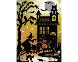 Enchanted: Pumpkin House Aida telpakket Bothy Threads