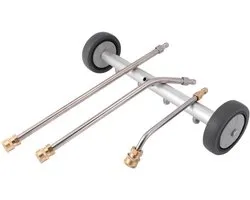 1/4 Inch Quick Release High Pressure Chassis Cleaner Set Car Show Washing Tool Chassis Cleaning Underbrush Kit (golden)