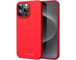 Swissten Soft Joy Hoesje - Geschikt voor iPhone 16 Pro - Rood
