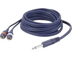 DAP kabel, Jack mono - 2 x RCA (tulp), 150cm Home entertainment - Accessoires