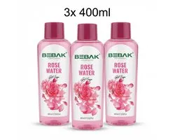 Bebak Rozenwater 3x400ml – Alcohol- & Parabenvrij - Gul Suyu