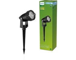 Philips GardenLink Caper 24V sokkellamp met spies - zwart - uitbreiding