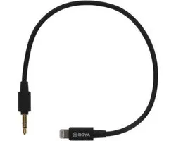 Boya BY-K1 Universele Adapter 3.5mm TRS naar Lightning