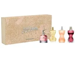 Jean Paul Gaultier Miniatures Giftset - Scandal EDP 6 ml + Divine EDP 6 ml + Classique EDT 6 ml + La Belle EDP 6 ml - cadeauset voor dames