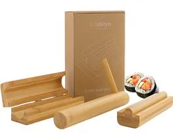 Ukiyo Sushi Maker Set Bamboe - Duurzame Sushimakers Kit - Sushi Bazooka - Sushiset