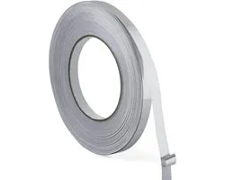 WiseGoods Autocollant de décoration Premium pour carrelage - Ruban adhésif décoratif pour carrelage - 0,5 CM-50 M - DIY - Carrelage en céramique - PET Argent