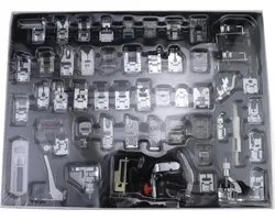 Pieds presseurs Universal Set - Machine à coudre Pied -de- biche Set pour Tools Singer Brother Janome - 52 pièces